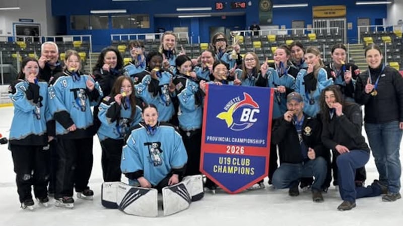 U16 and U19 Terrace Ringette teams win gold at Provincials