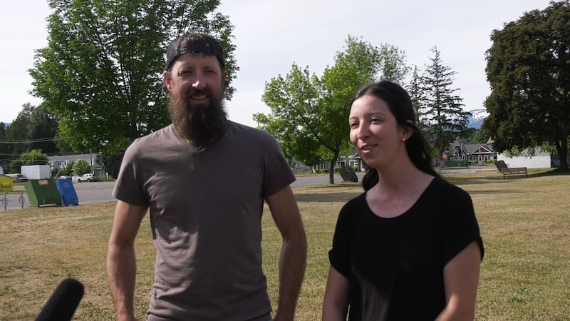 Couple on opposite sides for World Cup Game