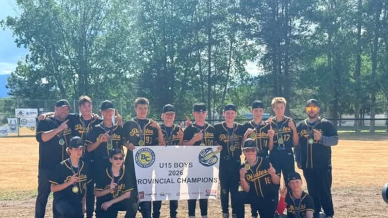 U15 Terrace Pirates win Gold at BC Softball Provincials