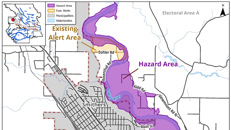 Ice Jam and Flooding – Bulkley River HAZARD NOTICE