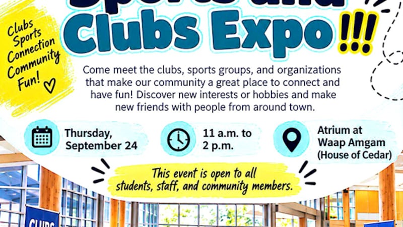 Terrace Coast Mountain College Campus hosts Sports and Club Expo