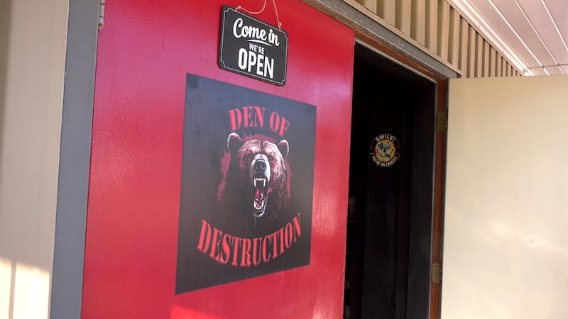 Den of Destruction provides chance for therapeutic release of anger
