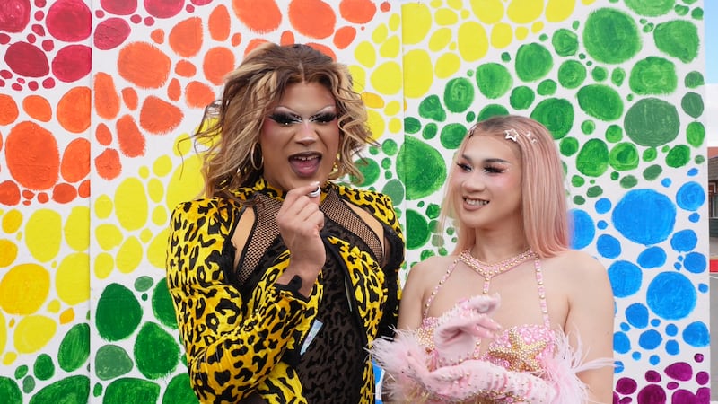Drag Queens stun in performance at Smithers Pride Parade