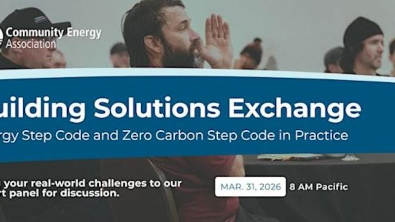 Smithers promoting Community Energy Association information session