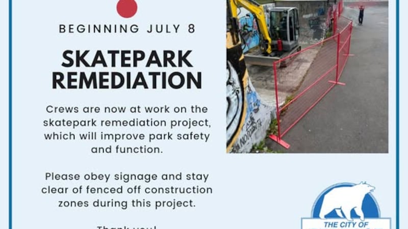 Skatepark near Terrace Sportsplex closed due to mitigation work