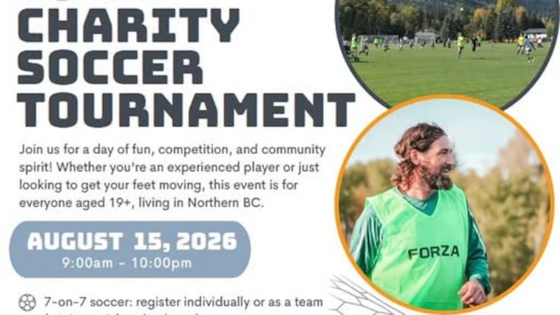 Town of Smithers set to host charity Soccer Tournament