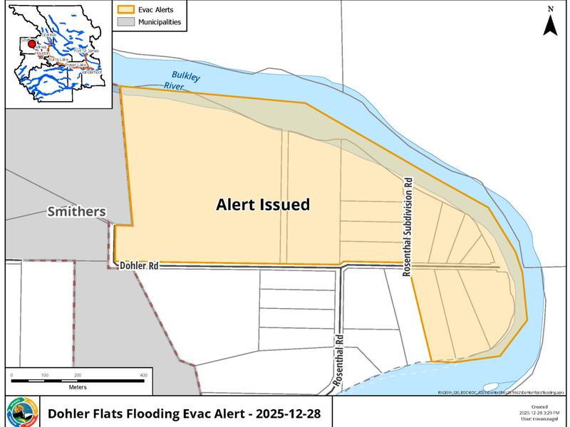 Evacuation Alert Dohler Flats Flooding