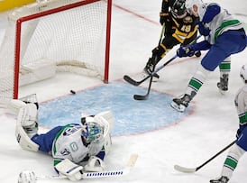 Liam Ohgren gets only goal in seven-round shootout as Canucks rally past Bruins 5-4