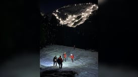 Out-of-bounds snowboarder rescued after sliding 100 metres, getting stuck off Cypress Mountain