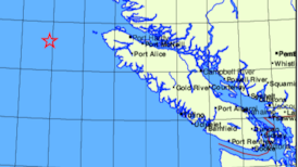 No tsunami expected after earthquake off Vancouver Island