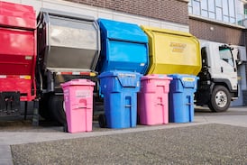 Pink recycling bins for flexible plastics roll out in Vancouver