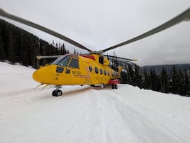 2 people rescued after B.C. helicopter crash 