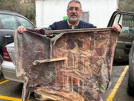 ‘The biggest treasures in my life’: Canadian artist works to restore paintings amid war