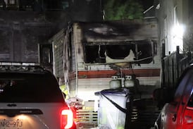 Trailer fire leaves 2 dead, police investigating in Surrey, B.C.