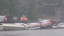 Mudslide derailment shuts down rail line serving Prince Rupert port