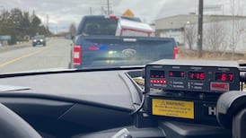 Truck driver going 115 km/h in 60 zone with unsecured dryer, police say