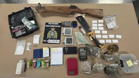 Weapons and drugs seized at ‘problem property’ in West Kelowna, RCMP say 
