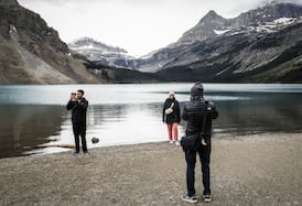 Search for American tourist's body in Banff National Park waterfall continues: RCMP