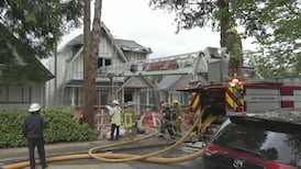 Emergency crews on scene of large house fire in Vancouver