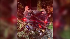 Vehicle flips on its roof after high-speed crash, New Westminster police say