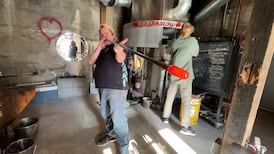 The art behind a glass Christmas tree ornament