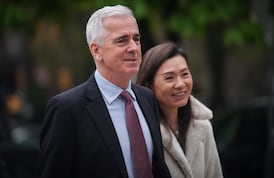 Ex-Mountie speaks outside foreign interference trial in Vancouver