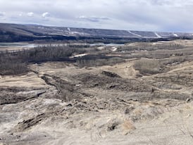 B.C. draining water off Old Fort landslide, no word when evacuation order may lift