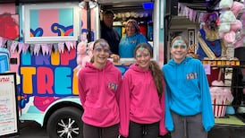 ‘Triplet treats’: Food truck operated by 13-year-old sisters is a big hit 