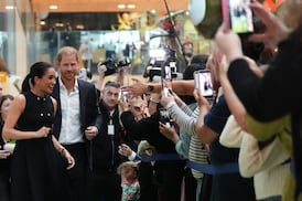 Prince Harry, Meghan arrive in Australia