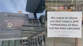 Shen Yun show cancelled in downtown Toronto on Sunday afternoon following bomb threat