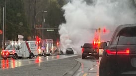 Crash sends 2 to hospital in serious condition in Burnaby, B.C.