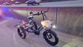 Police offer ‘friendly reminder’ after electric tricycle stopped on busy B.C. highway